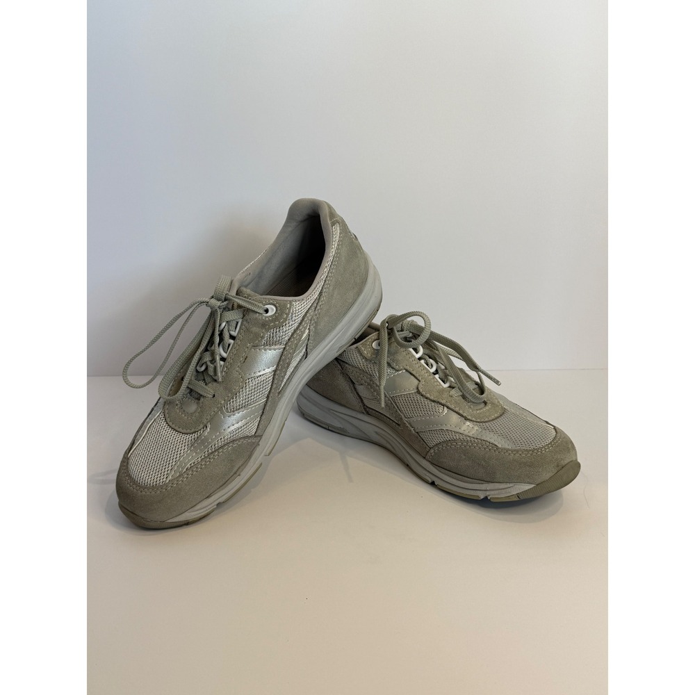 SAS Tour Mesh‎ Sage Green Silver Walking Shoes Sneakers Womens 8.5 N Made in USA